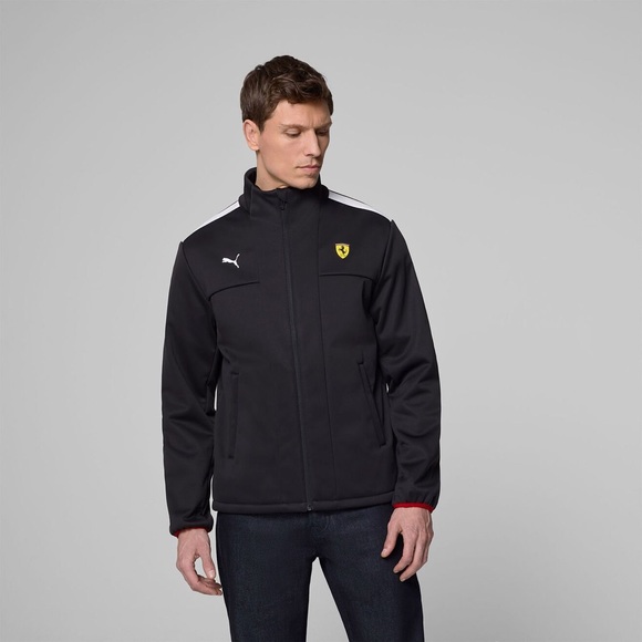 Scuderia Ferrari F1 PUMA Softshell Jacket Black Color Size M - Picture 11 of 13